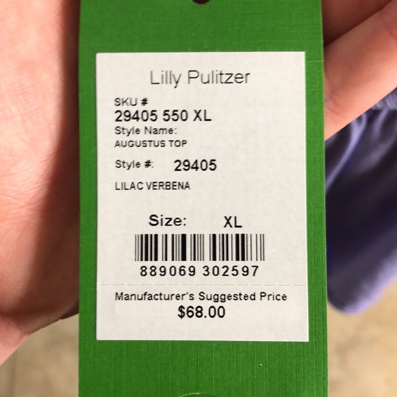 XL NWT Lilly Pulitzer Off the Shoulder Top - Picture 4 of 5